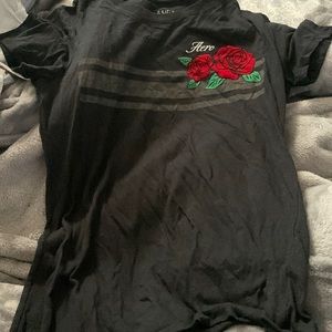 Black aero shirt, size L